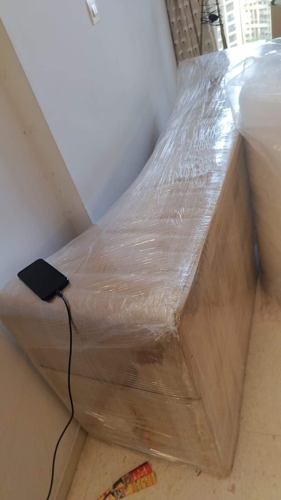 Corrugated box packing and labeling